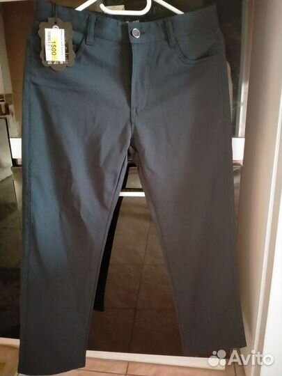 Вещи 146,158.Брюки школьные синие 146