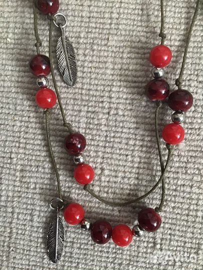 Подвеска, серьги, бусы