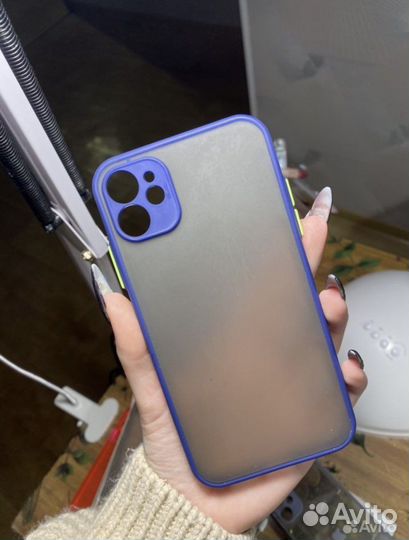 Чехол на айфон 11 Синий