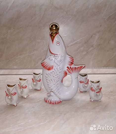 Графин-штоф Рыбки