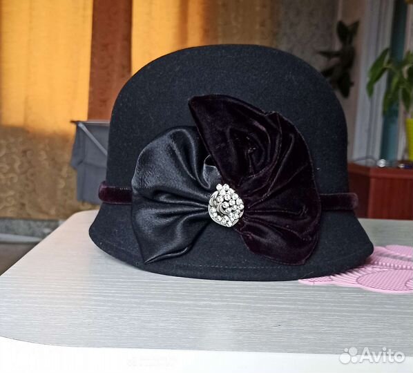 Шляпа фетровая женская