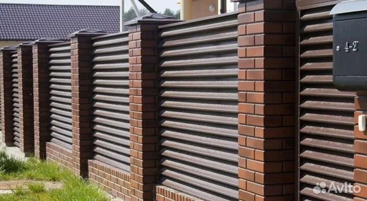 Забор жалюзи