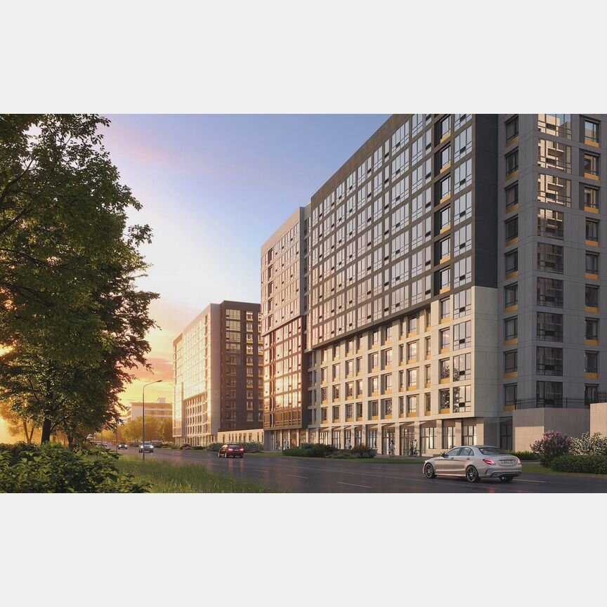 1-к. квартира, 40,2 м², 10/18 эт.
