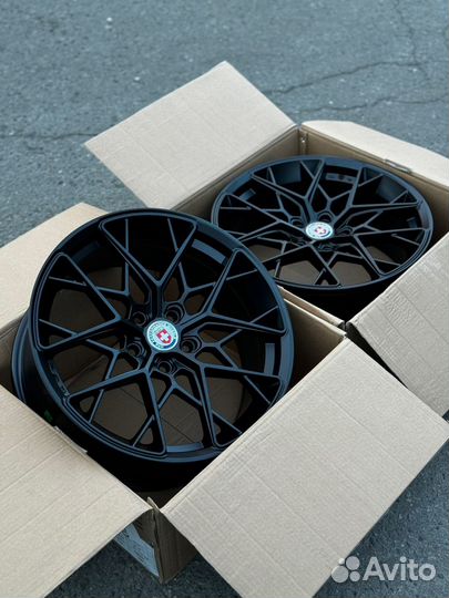 Диски r17 5x112 HRE FF10 Черный матовый