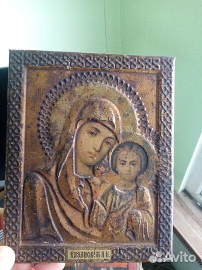 18 век Казанская икона Божией Матери