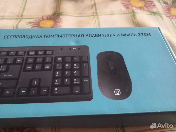 Клавиатура+мышь беспроводная Oklick 270M