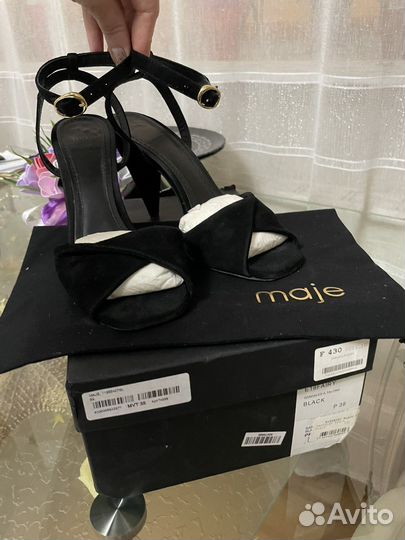 Босоножки 39 maje и guess