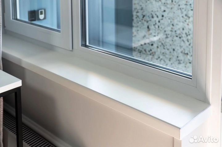 Подоконник moeller LD-40 Белый элегант матовый (бе