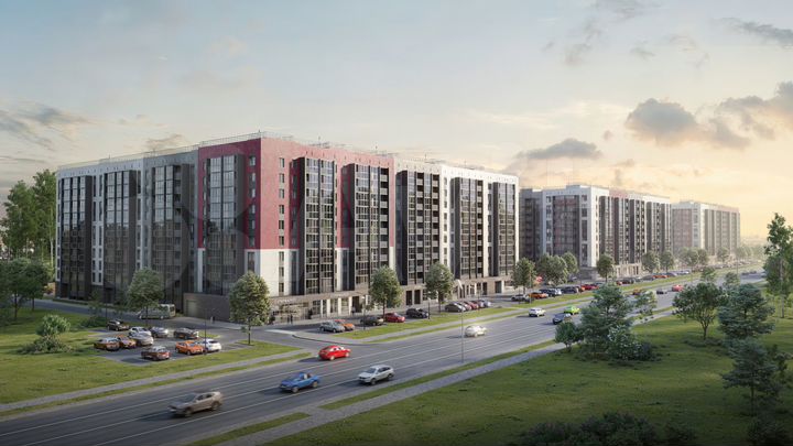 3-к. квартира, 71,6 м², 3/10 эт.