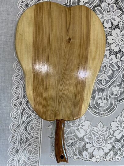 Тарелка деревянная доска кухонная поднос дерево