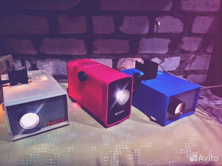 Фильмоскоп Сказка и фд2 (СССР) с диафильмами