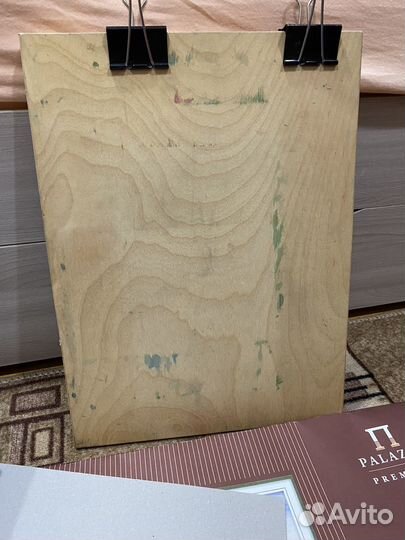 Бумага для акварели, краски сонет