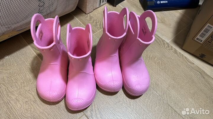 Резиновые сапоги crocs