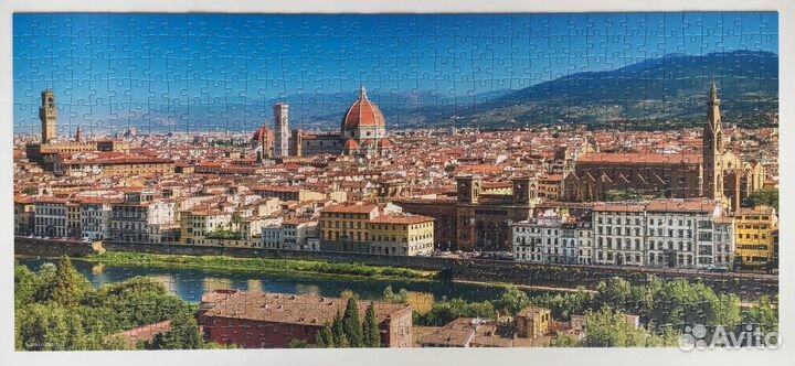 Пазлы разные панорама 600 деталей Castorland