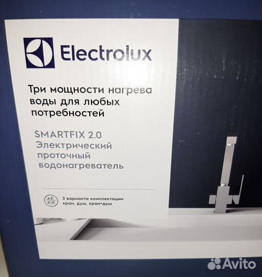 Проточный водонагреватель electrolux