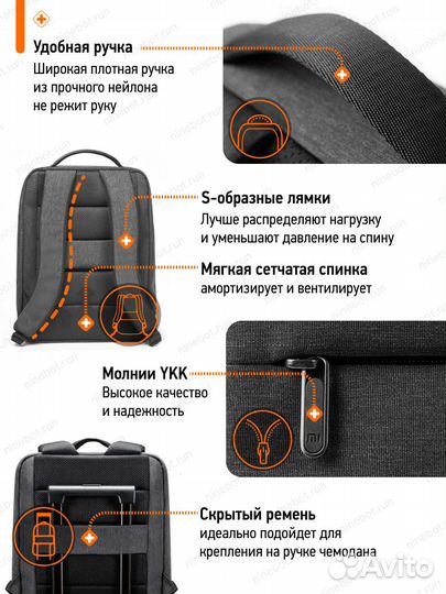 Рюкзак Xiaomi Urban Life Style Backpack 2 Темный