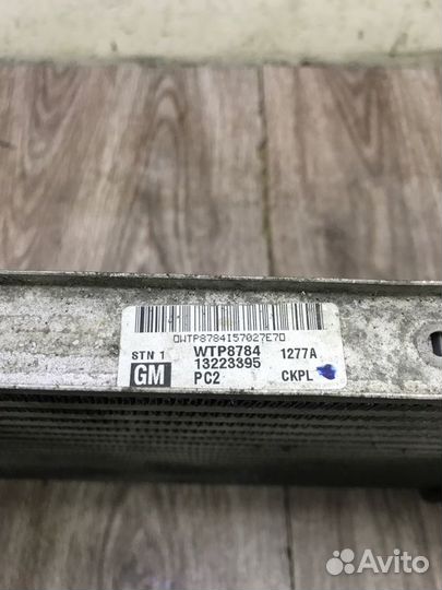 Интеркулер Opel Zafira B Z19DTH 2009