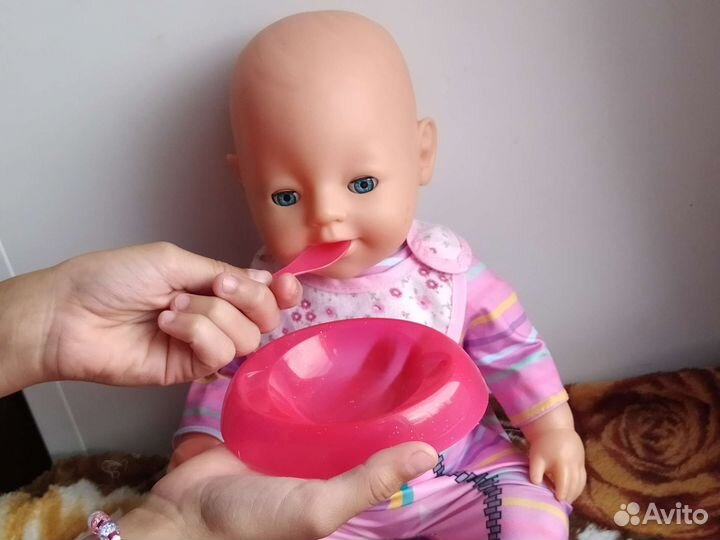 Пупс аналог Baby Born 45 см с аксессуарами