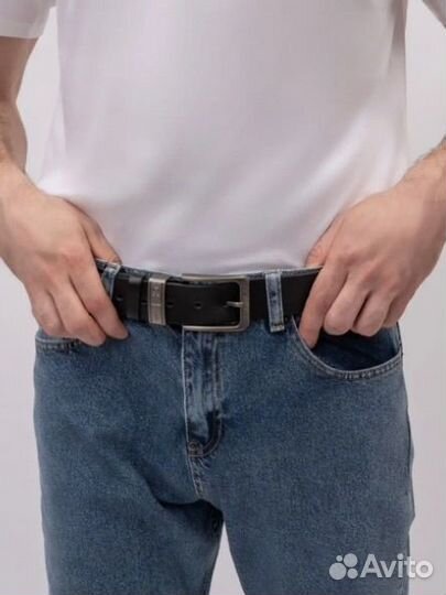 Мужской кожаный ремень Calvin Klein