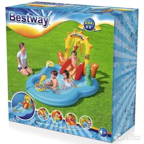 Игровой бассейн Wild West 53118 bestway