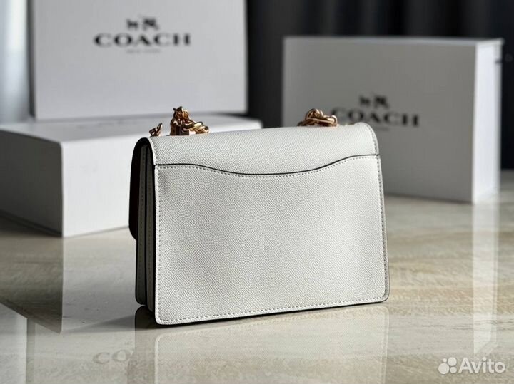 Сумка женская Coach Klare Crossbody белая