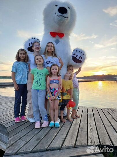 Белый мишка поздравление