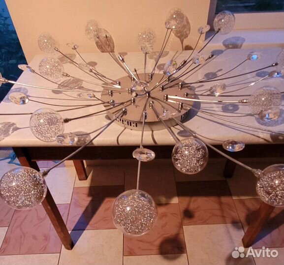 Люстра потолочная бу