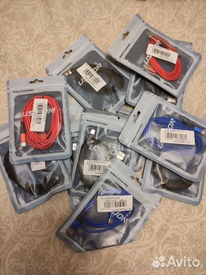 Кабель micro USB/type C/lightning (iPhone)