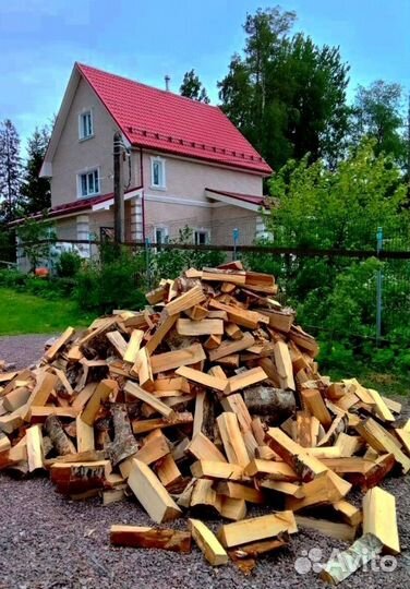 Дрова сухие навалом