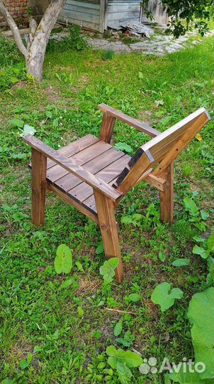 Скамейка садовая деревянная