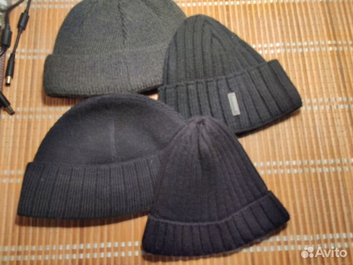 Шапка мужская зимняя вязаная