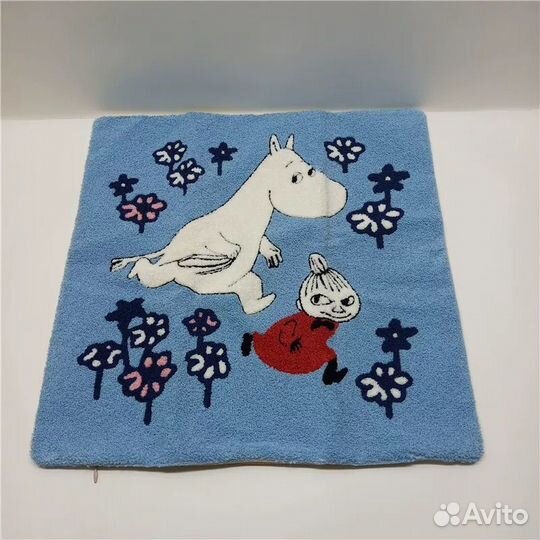 Наволочка махровая с вышивками Муми-Тролли/Moomin