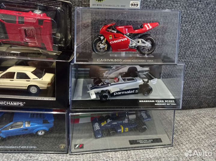 Модели автомобилей 1:43 + мотоциклы
