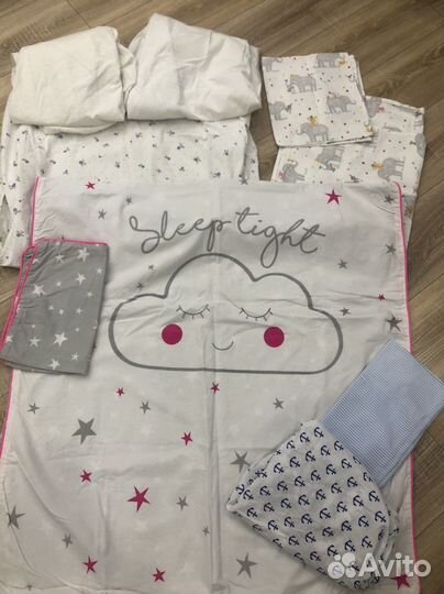 Постельное белье в кроватку 120*60