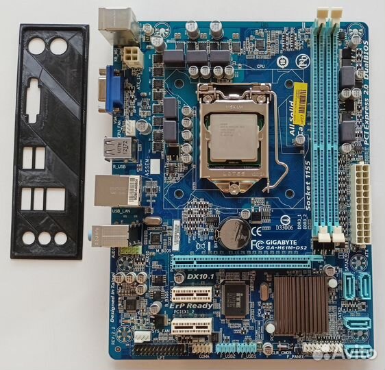 Материнская плата Socket 1155 c процессором G850