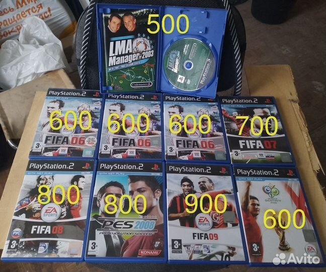 Лицензионный игр PlayStation 2