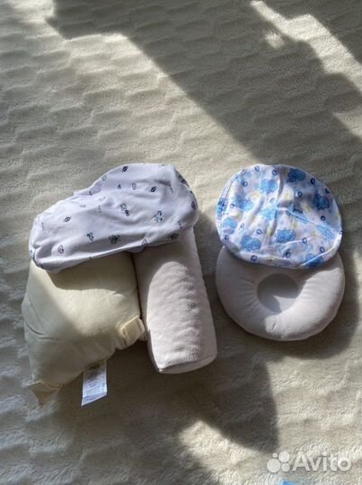 Подушка для новорождённого+валики