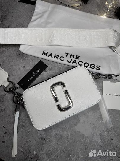 Сумка Marc Jacobs snapshot белая