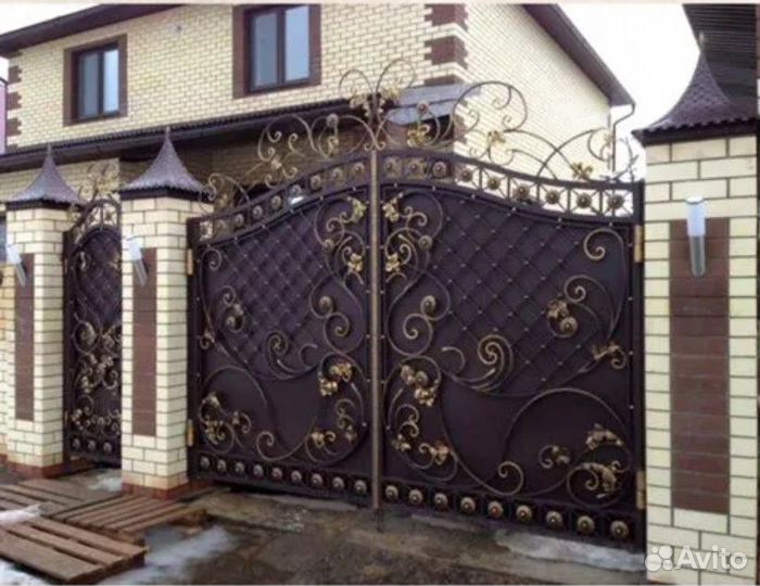 Кованые ворота