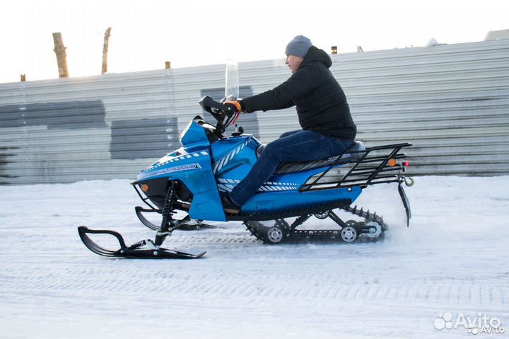 Снегоход Sharmax SN-240 PRO Landcrafter (синий)