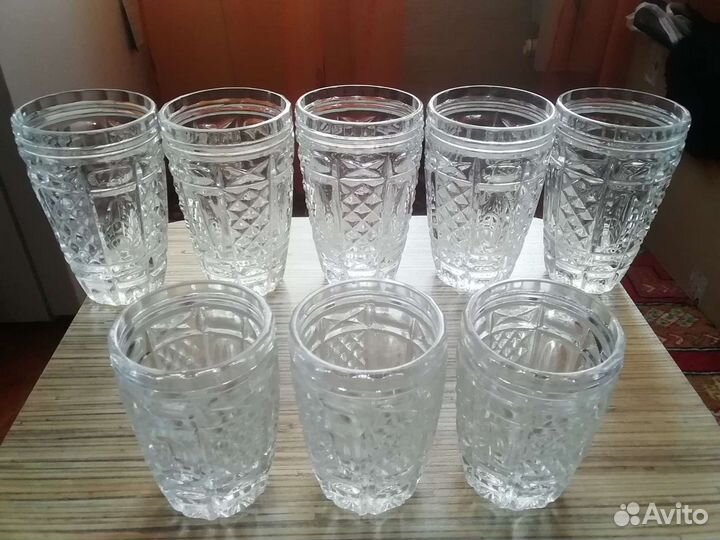 Хрустальные бокалы фужеры рюмки