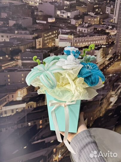 Плюшевые цветы