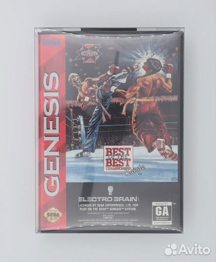 Защитный пластиковый бокс для игр Sega Сега Новый