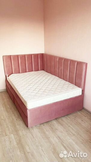 Детская кровать, мягкая кровать, ортопедическая