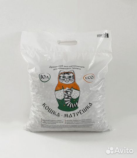 Наполнитель для кошачьего туалета древесный