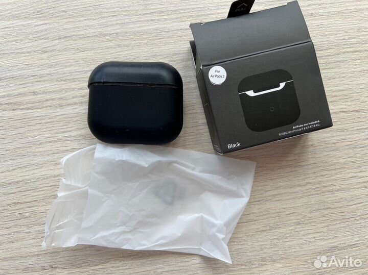 Чехол на airpods 3 черный