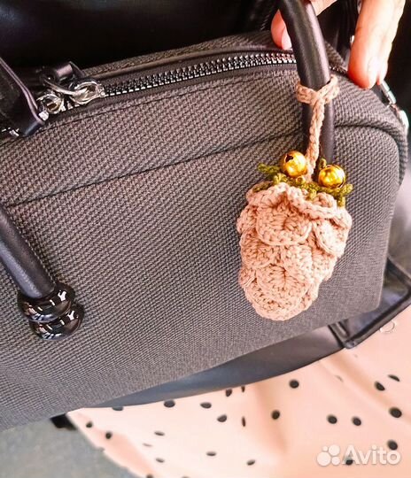 Брелок обвес на сумку Шишка