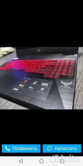 Игровой ноутбук asus tuf gaming fx506