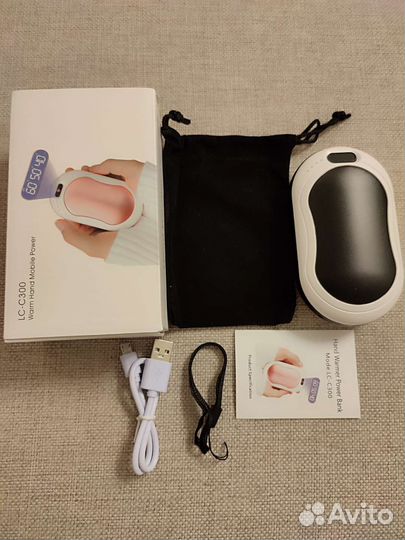 Грелка для рук, повербанк, фонарик