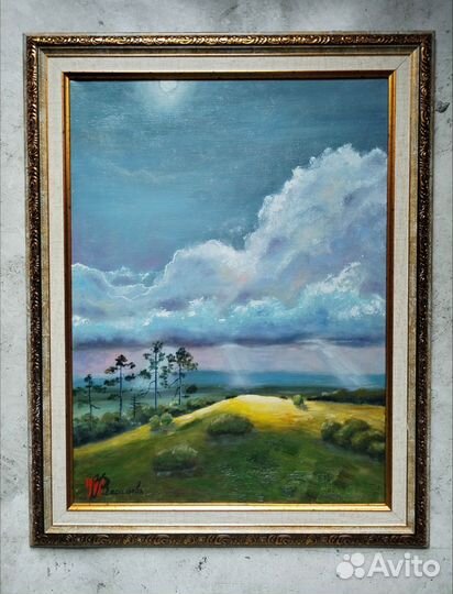 Картина маслом на холсте пейзаж